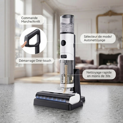 Aspirateur balais sans fil auto nettoyant professionnel -Kleeva