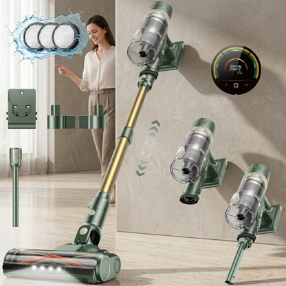 Aspirateur balais sans fil à charge rapide 600W -Kleeva