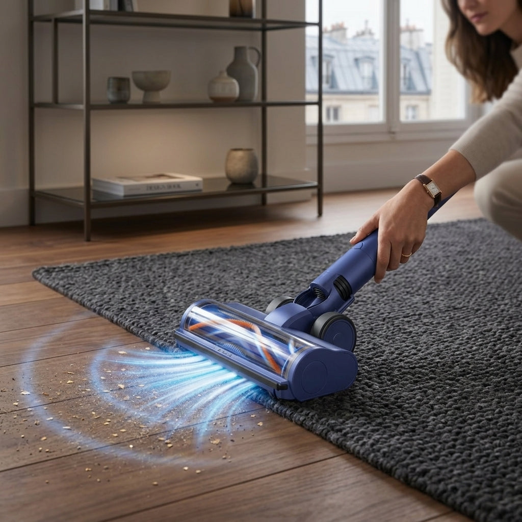 Aspirateur balai sans fil 75000PA Puissance-Kleeva