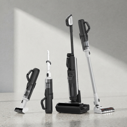 Aspirateur balais sans fil double bord, anti‑emmêlement-Kleeva