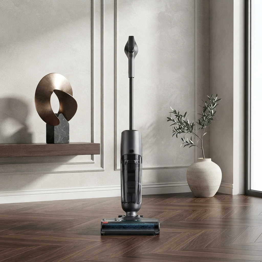Aspirateur balais sans fil avec grand réservoir d'eau double-Kleeva