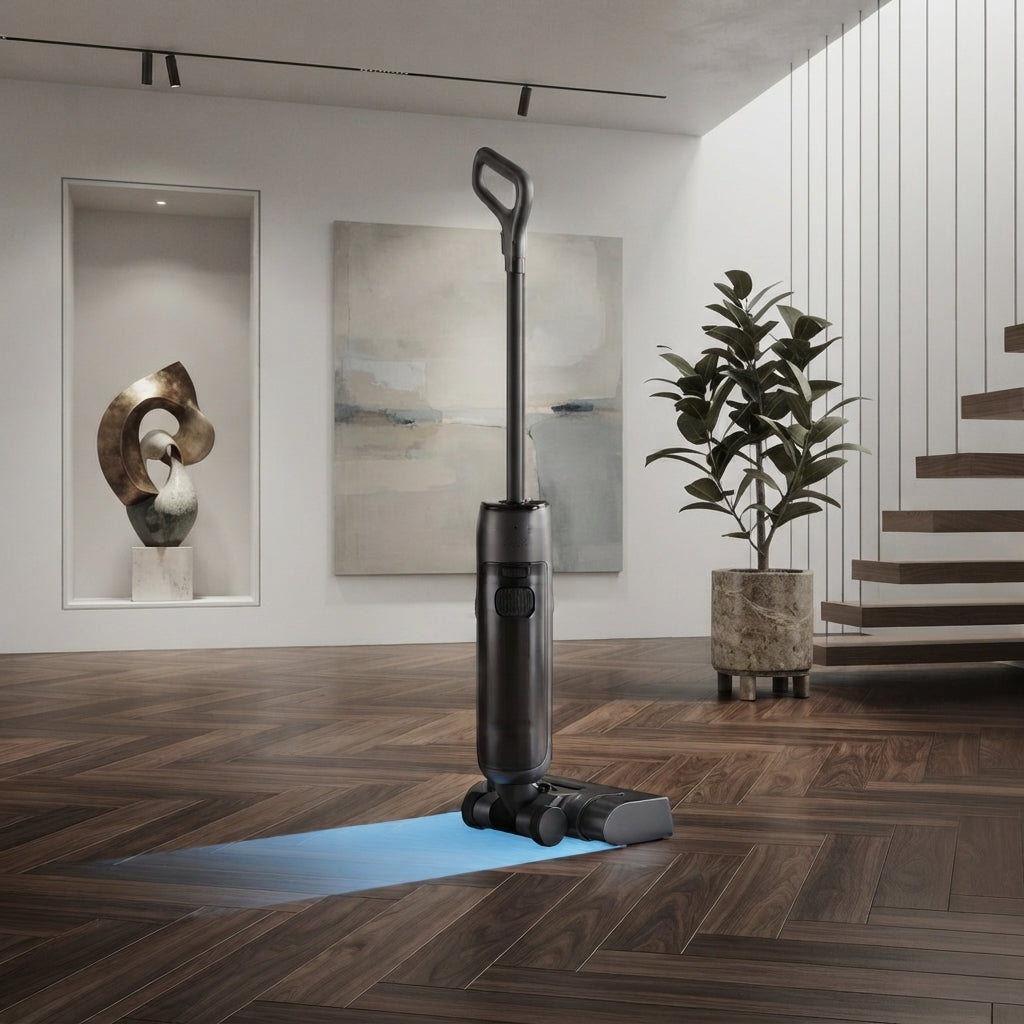 Aspirateur balais sans fil avec grand réservoir d'eau double-Kleeva