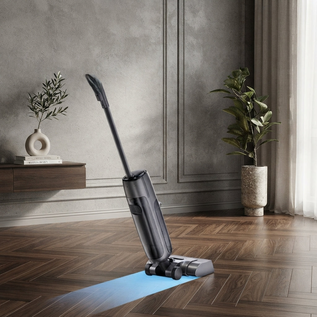 Aspirateur balais sans fil avec grand réservoir d'eau double-Kleeva